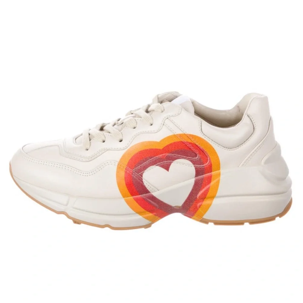 Gucci Leather Sneakers - Picture 4 of 5